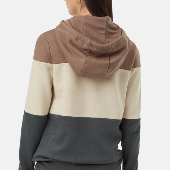 Tentree Banshee Hoodie in green & grey - Picture 3 of 10